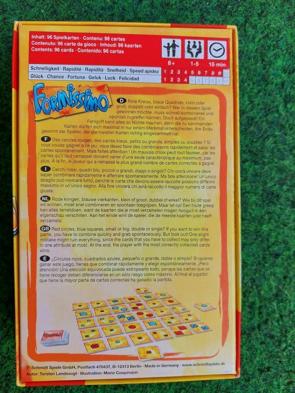 Spiele: Spiel Formissimo – Neu und originalverpackt aus Davos Platz von wauwauin 2