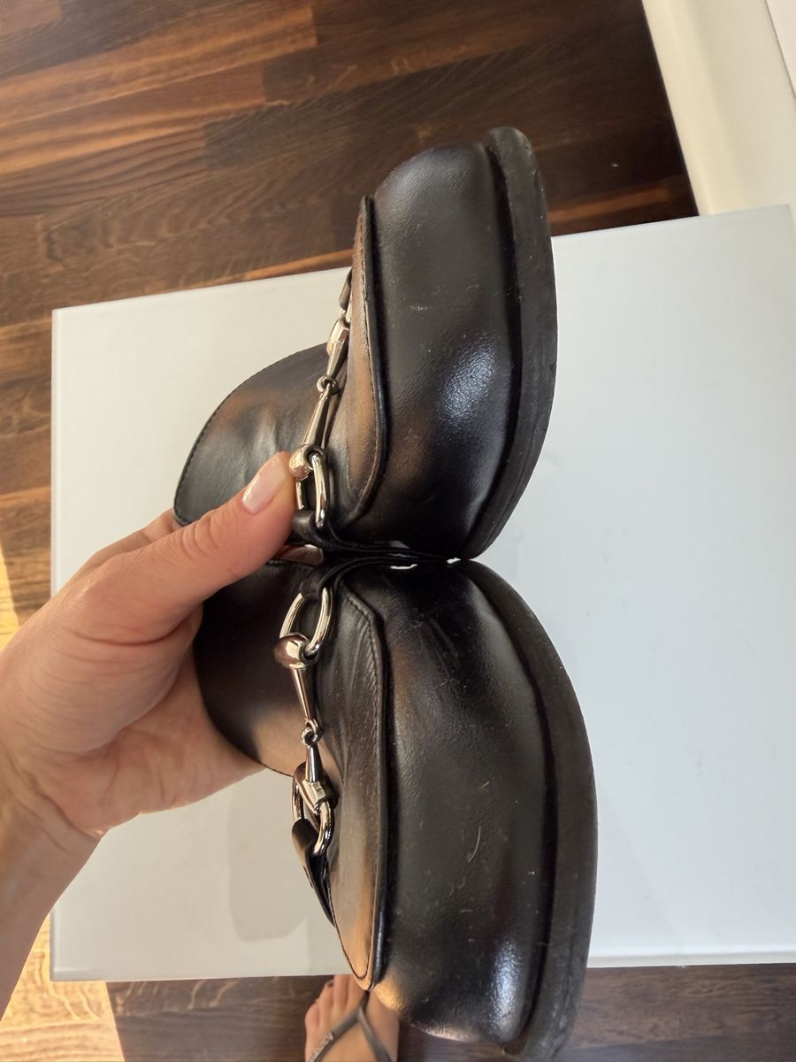 Damenschuhe: 100% leather black mules 39 – Gebraucht aus Uster von Monika_OB 1