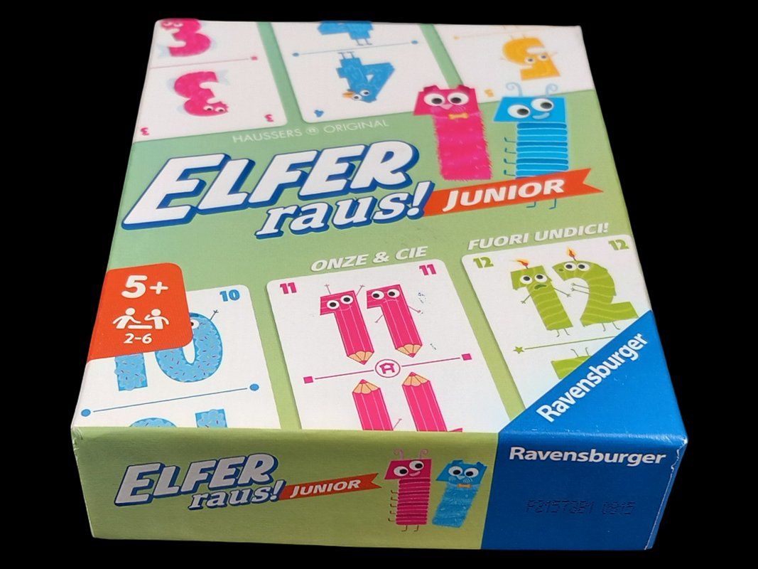 Ravensburger Spiele: RAVENSBURGER Elfer raus! Junior – Gebraucht aus Hünenberg von Restwert_Zug 1