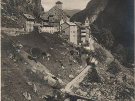 GONDO Simplonstrasse: Foto-AK Phototypie Lausanne 1930