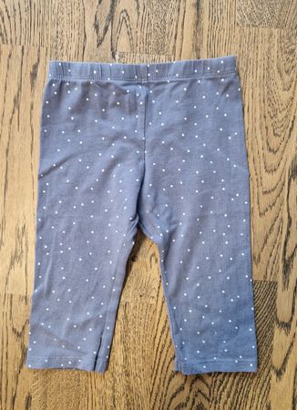 TCM Leggings Gr. 110/116 Blau mit Pünktli - Top Zustand!