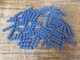lego 3710 lot de 70 pièces Dark Blue Plate 1 x 4