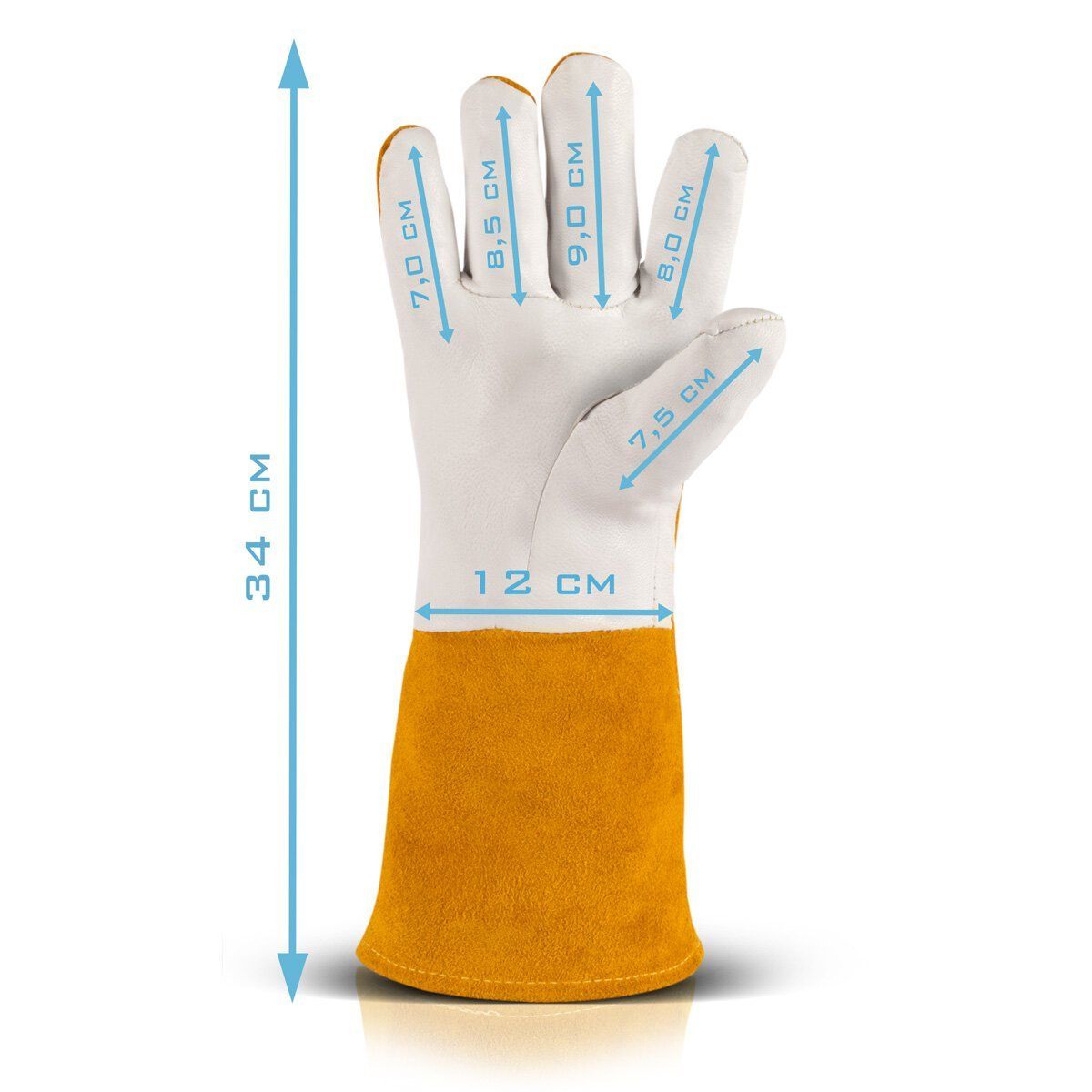 Guanti & manicotti: Schweißerschutzhandschuhe – Nuovo e nell'imballaggio originale da Amriswil venduto da Jajaexpress 1