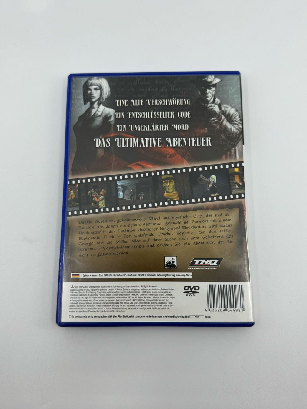 Giochi: Baphomets Fluch - Der schlafende Drache (PS2) – Usato da Herisau venduto da Seyashop1 2