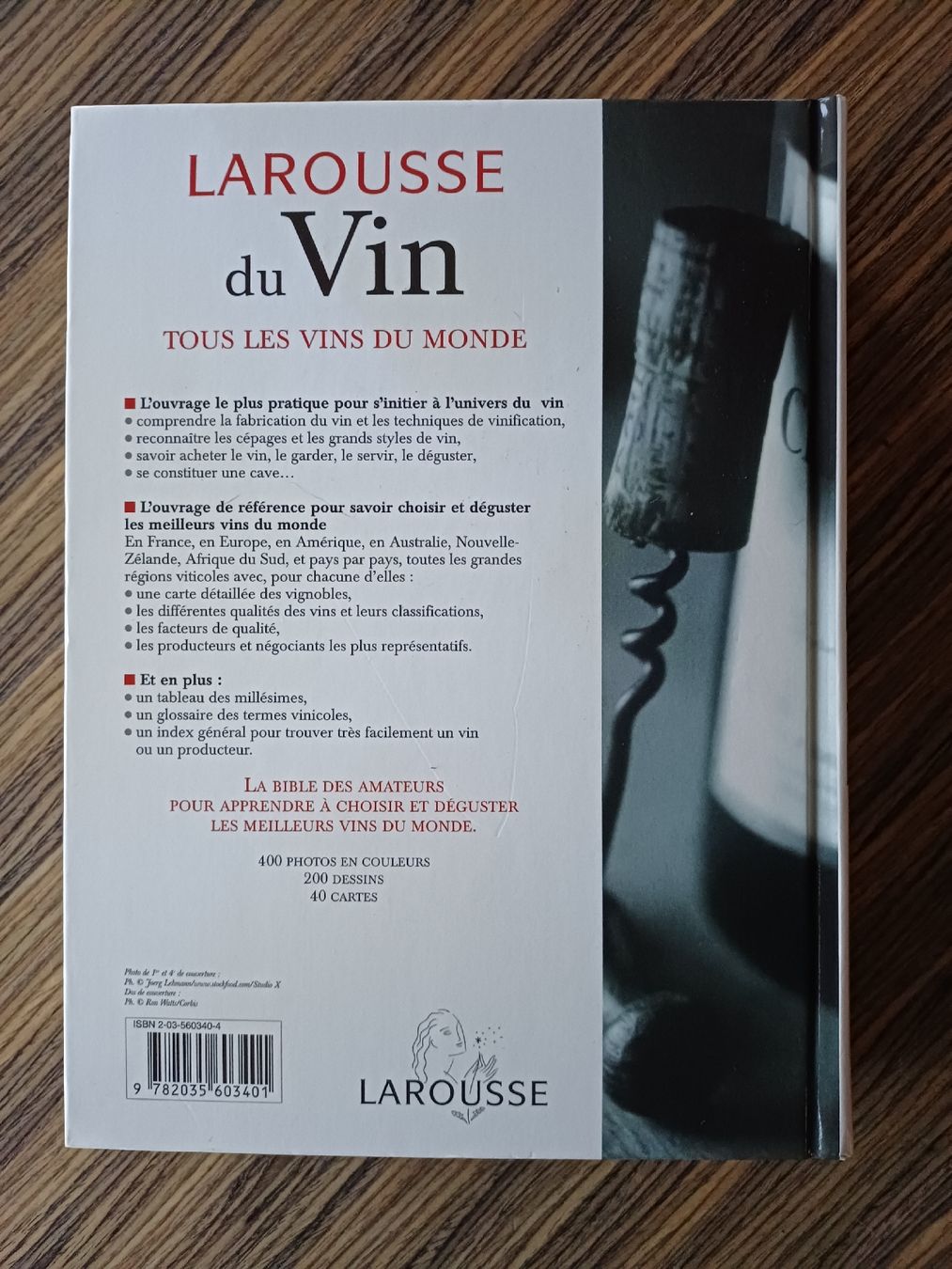 Libri: LAROUSSE du vin comme neuf – Nuovo (secondo la descrizione) da Begnins venduto da Drastic-Sound 1