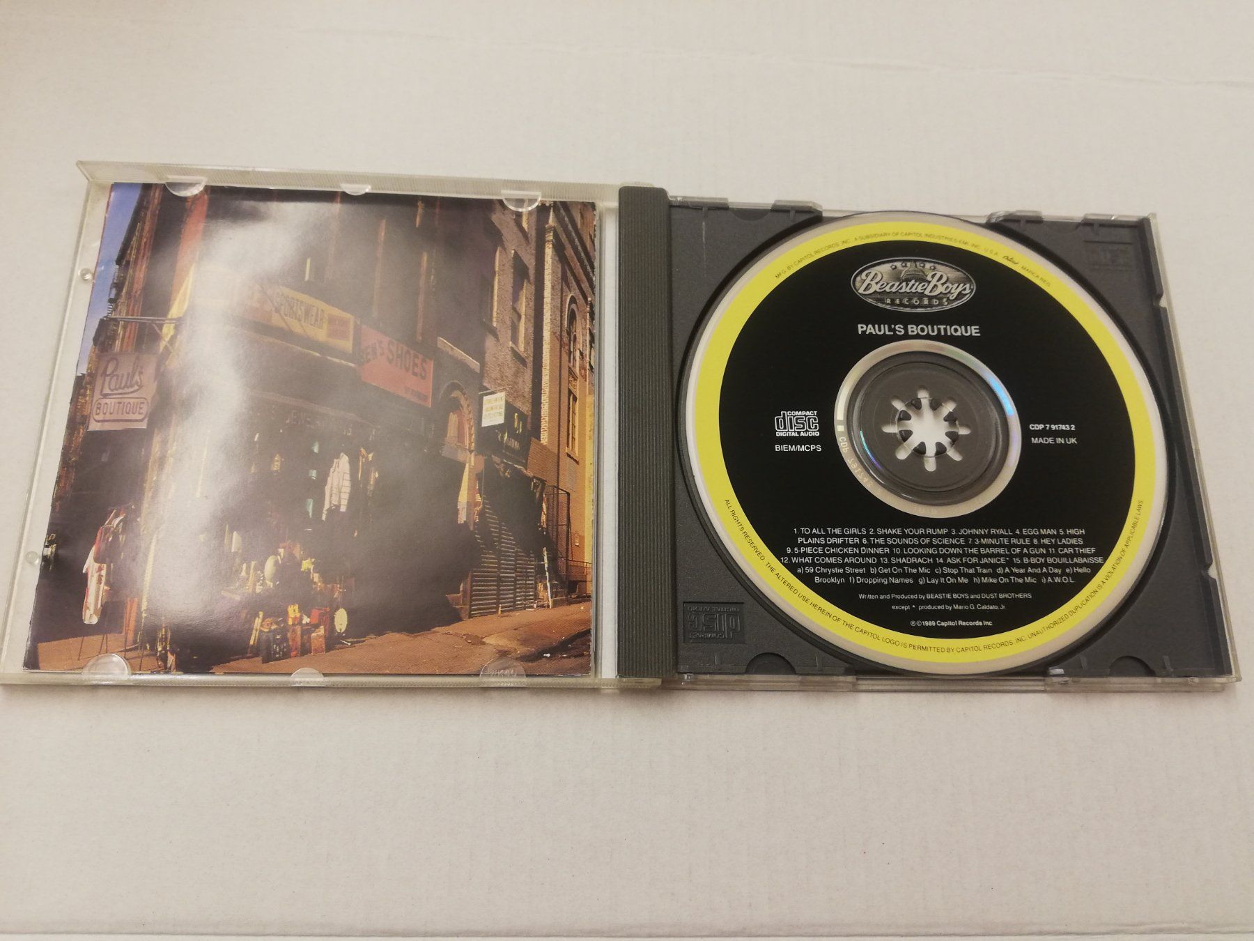 CD: BEASTIE BOYS - PAUL'S BOUTIQUE – Usato da Bern venduto da Vinylsound.ch 2