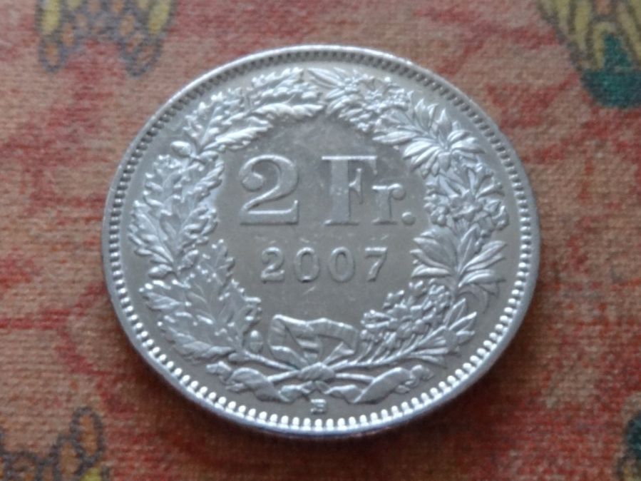 Alle Münzen: 2 Fr. 2007 – Gebraucht aus Romanel-sur-Lausanne von Swift13