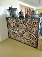 Sichtschutz mit Winkelstahlrahmen