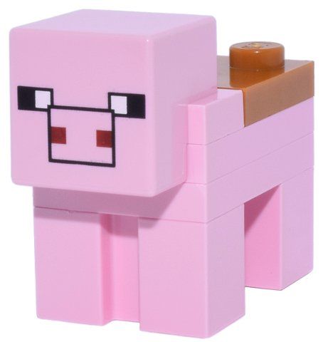Lego Kit di costruzioni: LEGO Minecraft minepig09 Minecraft Pig with Saddle – Nuovo (secondo la descrizione) da Basadingen venduto da NekoBricks