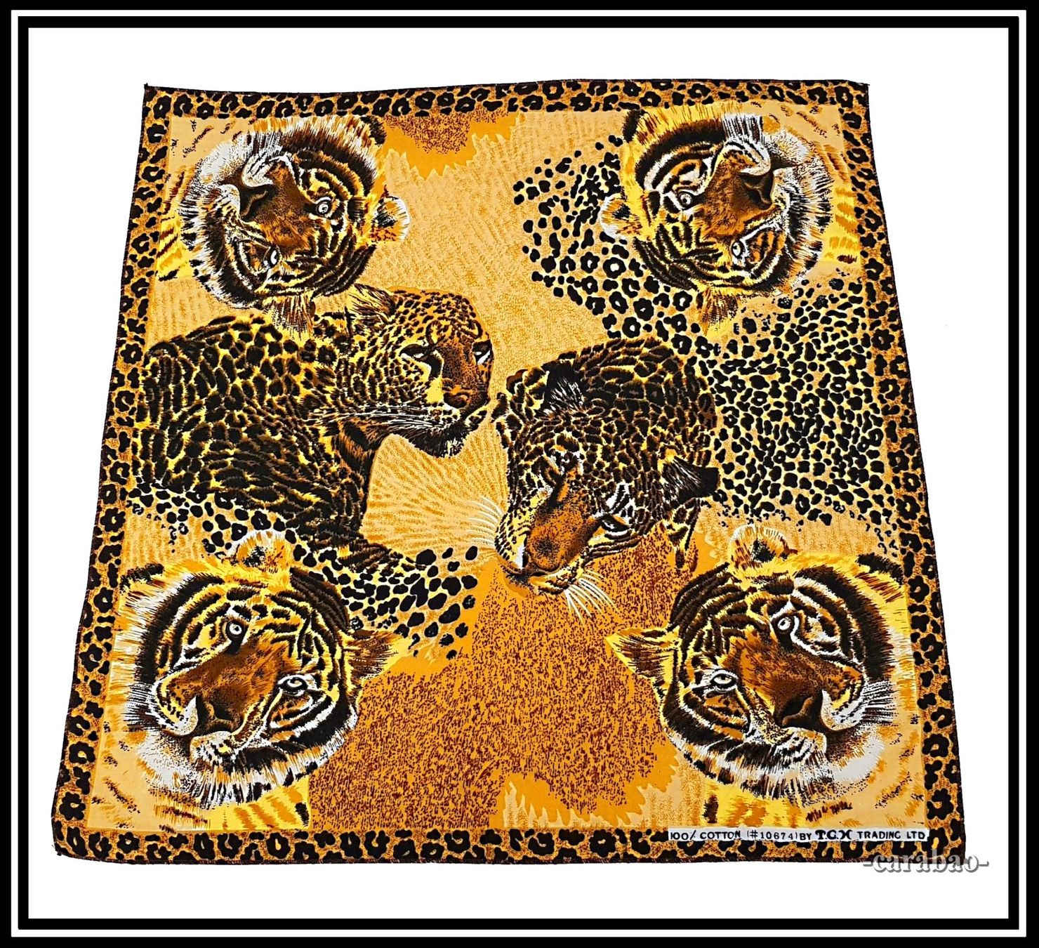 Foulard & Sciarpe: Bandana / Raubkatzen – Nuovo (secondo la descrizione) da Winterthur venduto da -carabao-