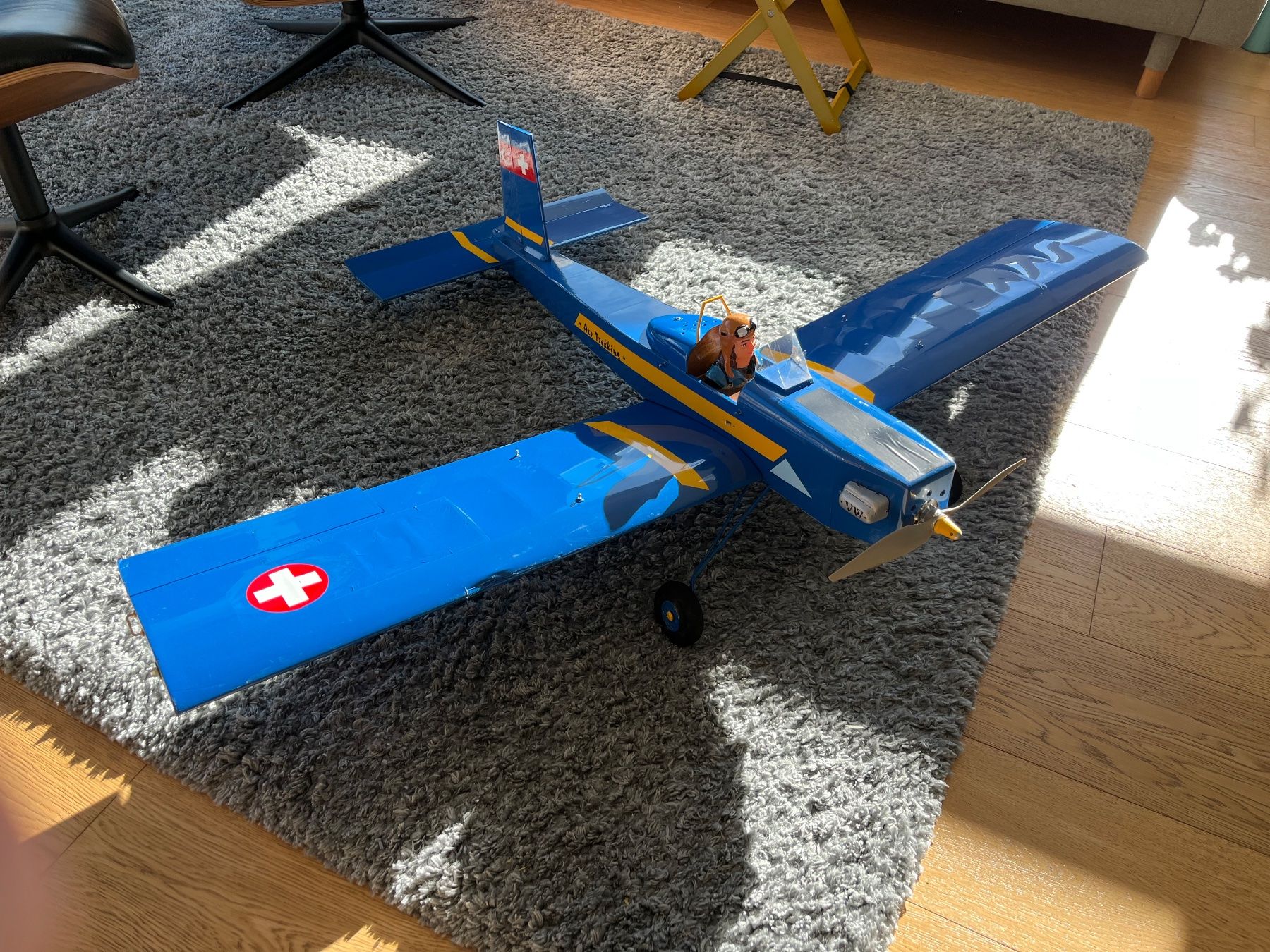 RC Modellbau: Avion RC Volksplane 1300mm électrique – Gebraucht aus geneve von sergiom4 4