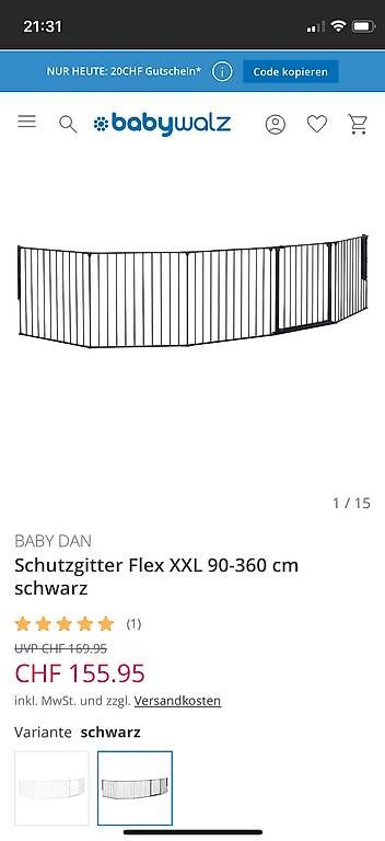 Sonstiges: Babygitter Flex – Gebraucht aus Schüpfen von dom_8tml 1