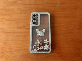 Schöne Handy-Hülle mit Glitzer