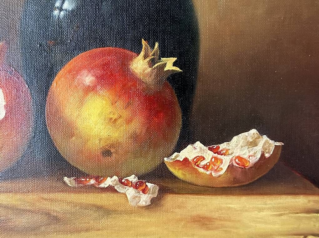 Dipinti: Tableau "Les Grenades" de Marc Thouy – Usato da Genève venduto da Ninah71 4