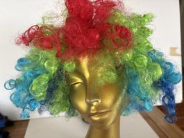 Clown Perücke bunt