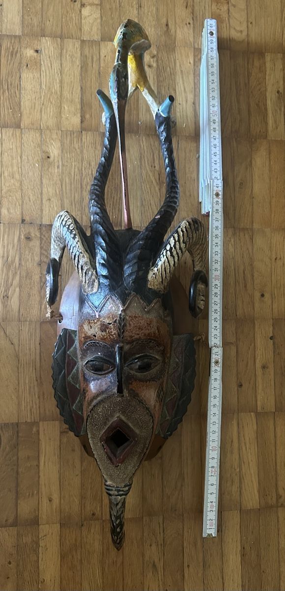 Internationale Kunst: Afrikanische Maske  – Gebraucht aus Bülach von larson27