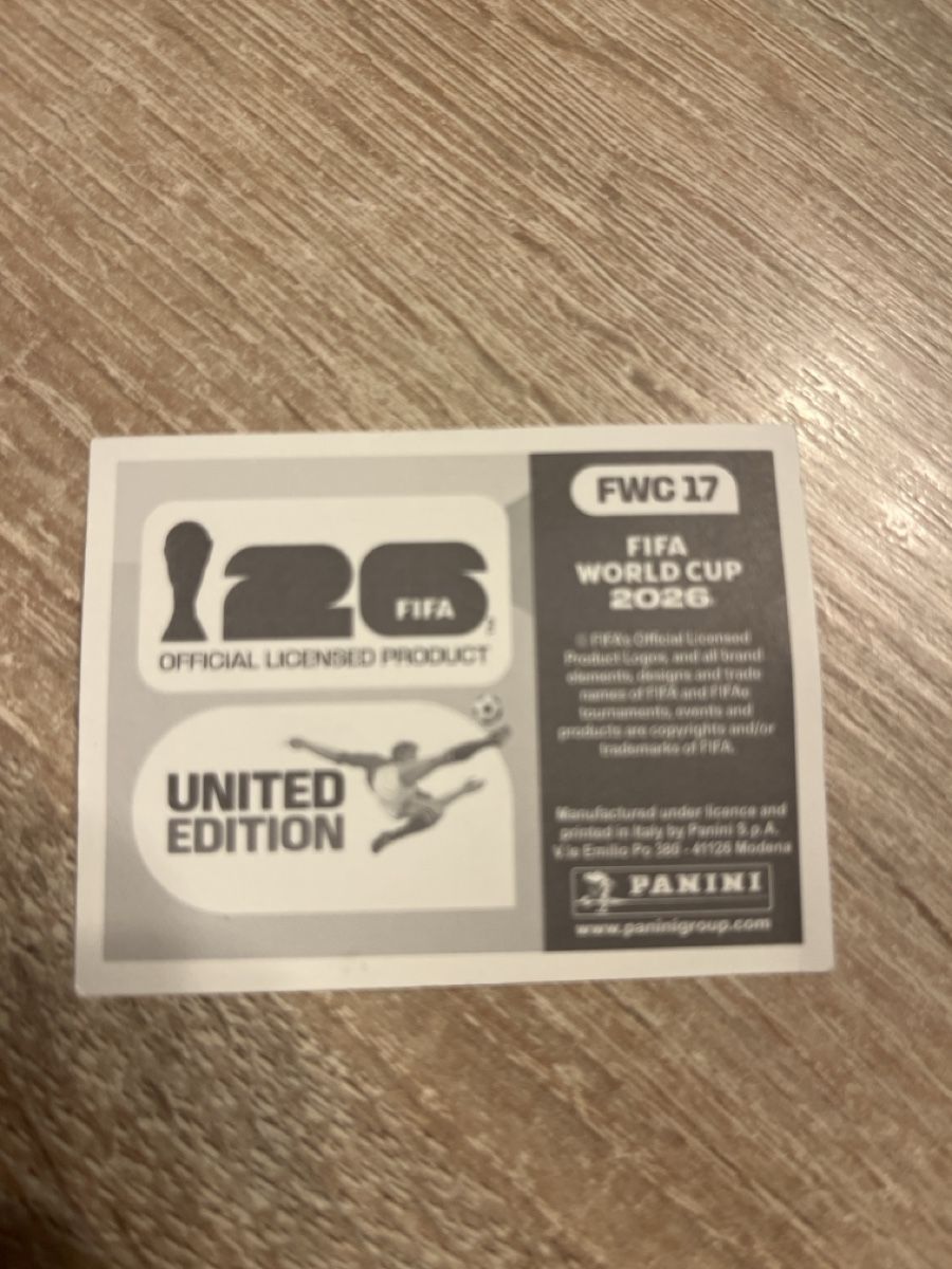 Panini Carte collezionabili: Panini FWC 17 – Nuovo e nell'imballaggio originale da Alle venduto da mar_yl9x 1