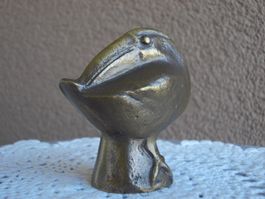 BAG TURGI Bronze Skulptur Sammelfigur Vogel *TUKAN* signiert