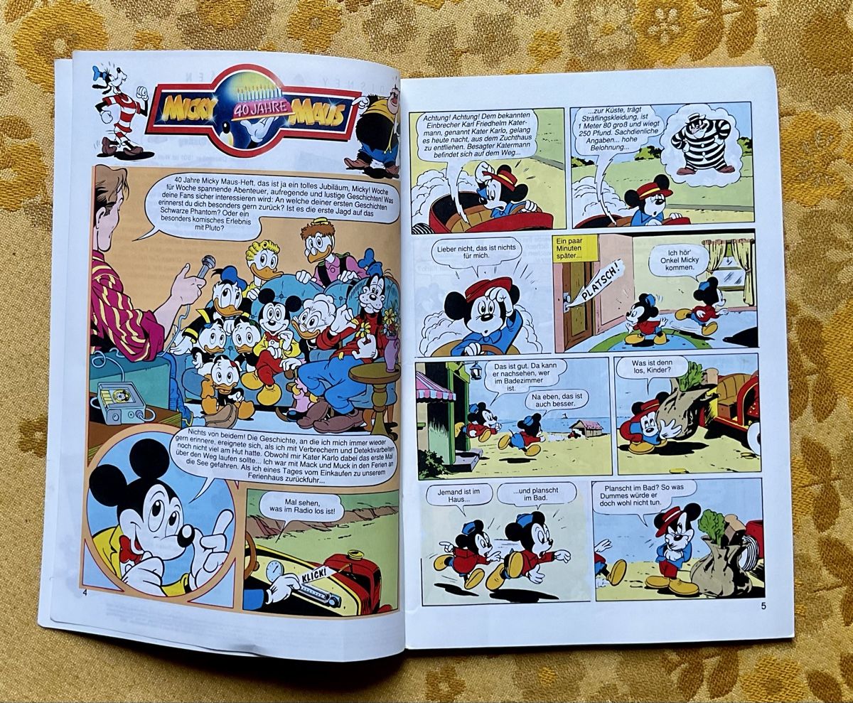 Fumetti: Micky Maus Jubiläums Ausgabe von 1991 – Usato da Endingen venduto da nathan05 2