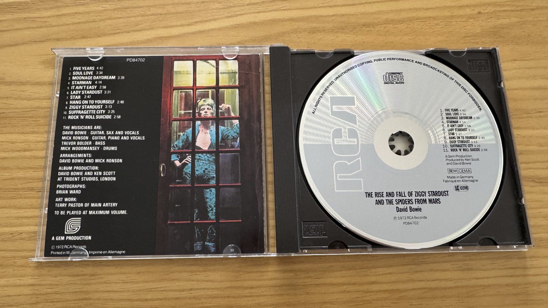 CD: David Bowie – Ziggy Stardust – Usato da Fällanden venduto da Escheli 2