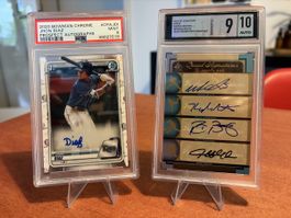 Jhon Diaz - MLB Auto - PSA9 + ein Geschenk