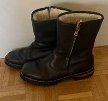 ELGG Schweizer Lammfell-Stiefel Gr. 42