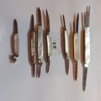 7 Taschenmesser mit Perlmuth Schalen Nr.20