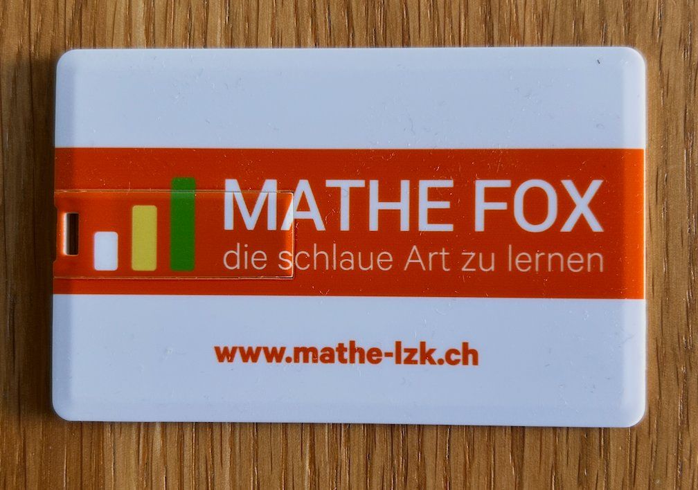 Chiavette USB: Mathe Fox 5 USB-Stick mit Übungsmaterial – Usato da Witterswil venduto da Caspar