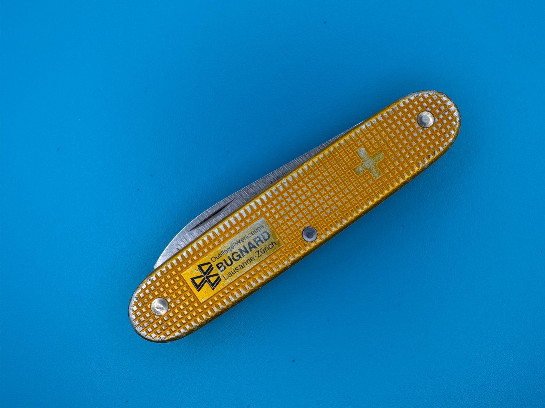 Victorinox Taschenmesser: Stark genutztes Bugnard Alox Victorinox – Gebraucht aus Elgg von Jo_Naj 2