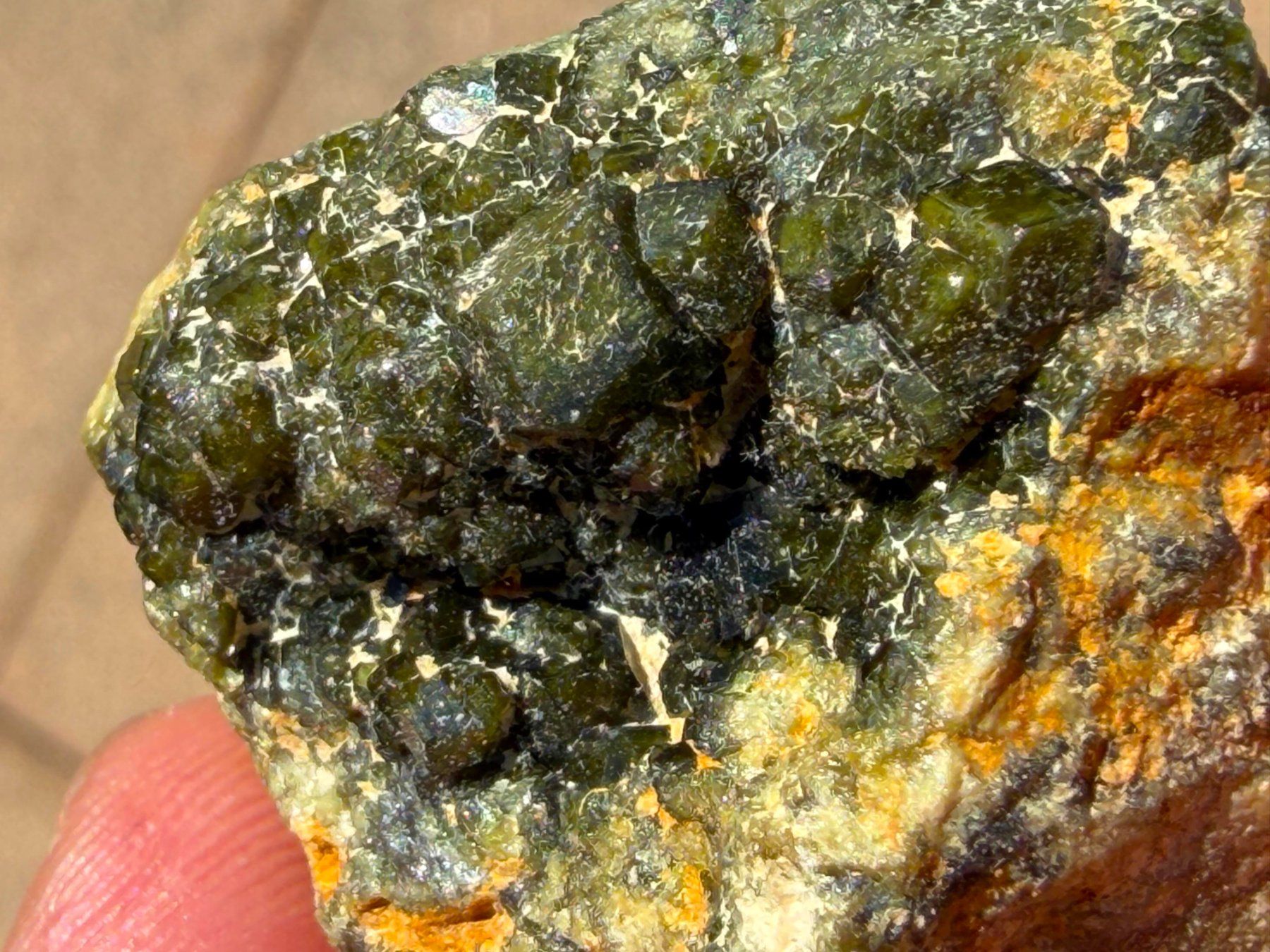 Mineralien & Heilsteine: Demantoid from Namgar Mine, Usakos, Karibib, Namibia – Gebraucht aus Figino von minshop 3