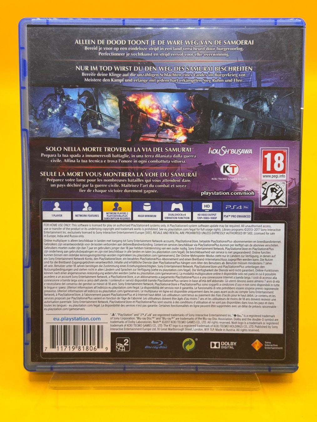 Sony Giochi: Nioh PS4 Game Samurais Abenteuer – Usato da Oberwil b. Zug venduto da silver2024 1