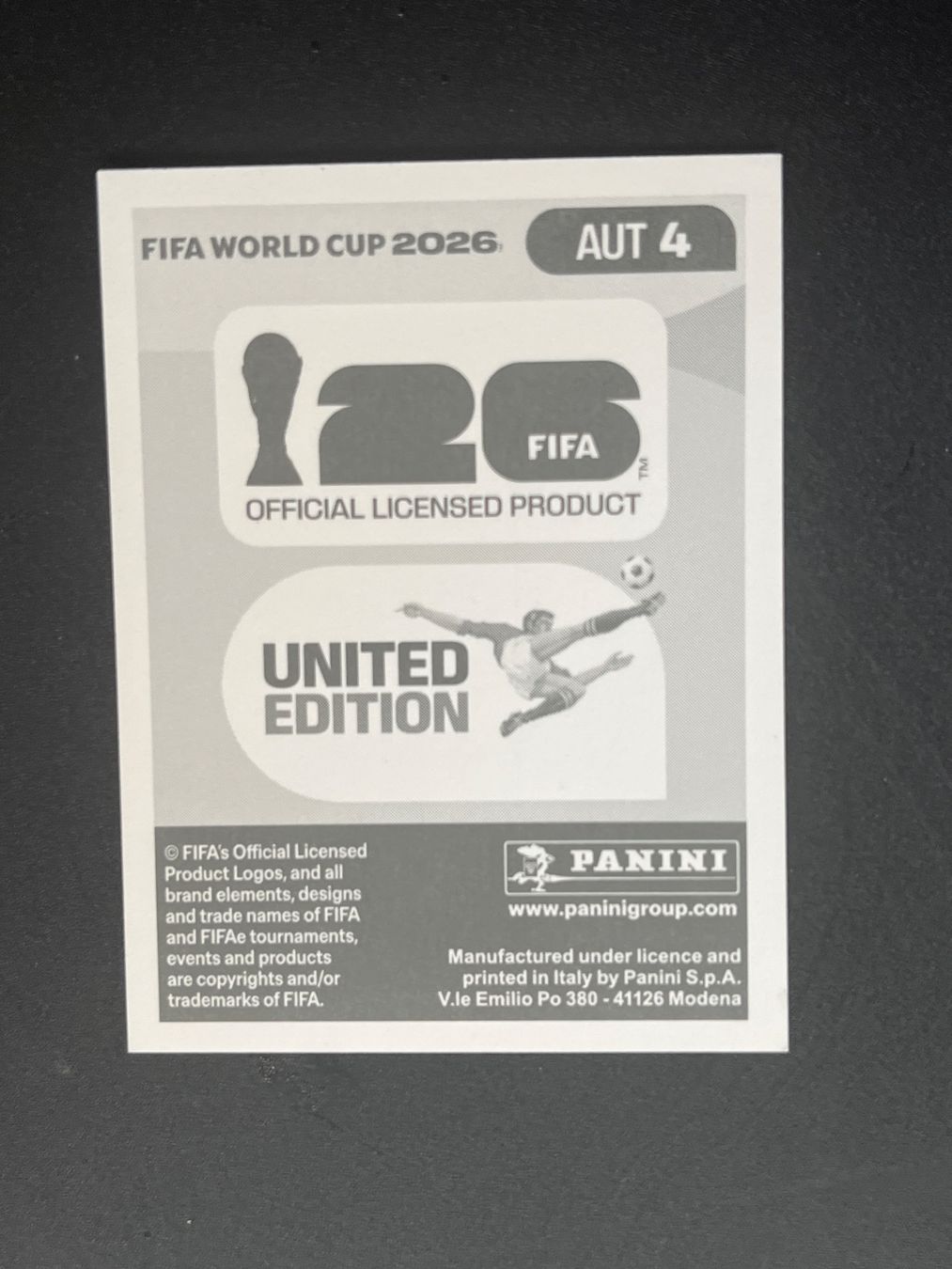 Panini Cartes à collectionner: Panini AUT4 – Neuf (Voir description) à Susten par Rechnun 1