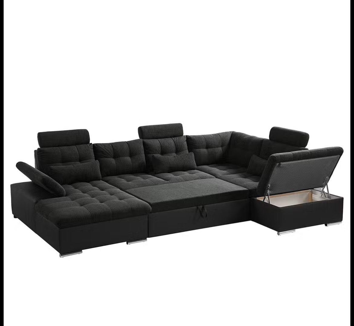 Divani: Wohnlandschaft U-Sofa mit Stauraum Anthrazit – Usato da Steinach venduto da nad_wsd8 1