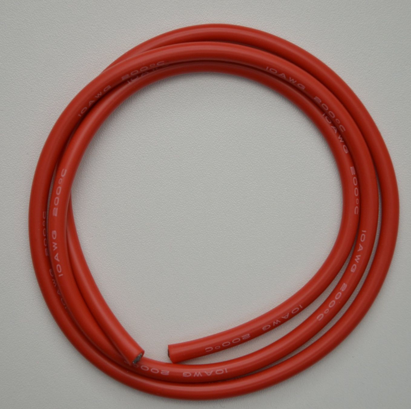 Modellismo RC: Silikonkabel Kupferlitze AWG10 1m Rot – Nuovo e nell'imballaggio originale da Rüti venduto da MSRCModelle 1