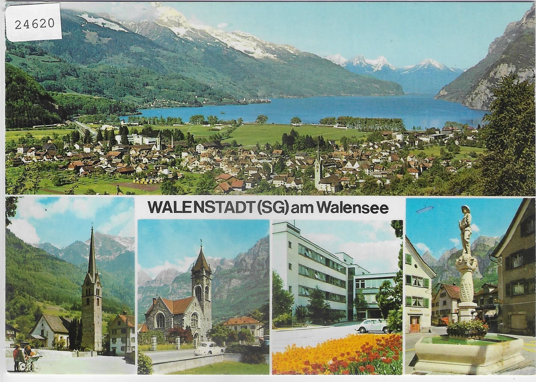 Cartes postales: Walenstadt am Walensee - Multiview – Antique à Ettingen par Kartenplanet