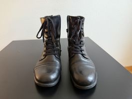 Schwarze Navyboot Stiefel, Gr. 38, getragen, guter Zustand!