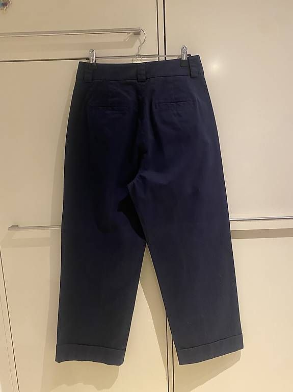 Pantaloni: Lorena K Stoffhose Gr. 38 Dunkelblau  Neu – Usato da Rorschach venduto da Lauraq12 2