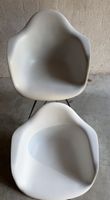 Vitra Eames Plastic Armchair Grau + Schale weiss