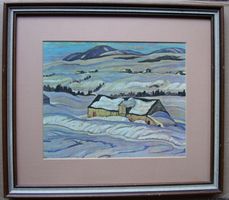 A Y Jackson, Wintermorgen Druck