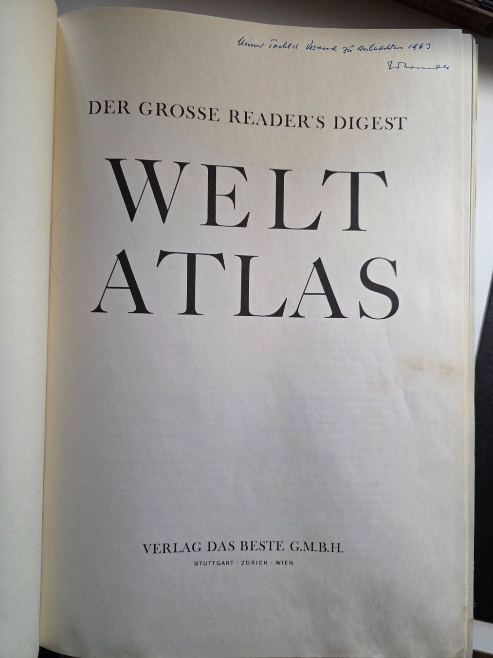 Libri: Der grosse Reader's Digest Weltatlas 1963 – Difettoso da Walterswil BE venduto da Lonitti 3