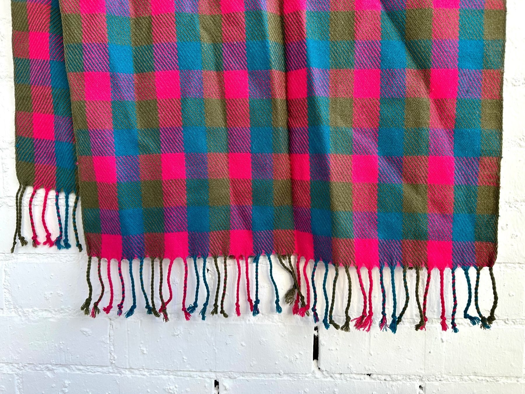 Foulard & Sciarpe: Bunter Schal mit Karomuster – Usato da Bern venduto da Fraeuleinhonig 2