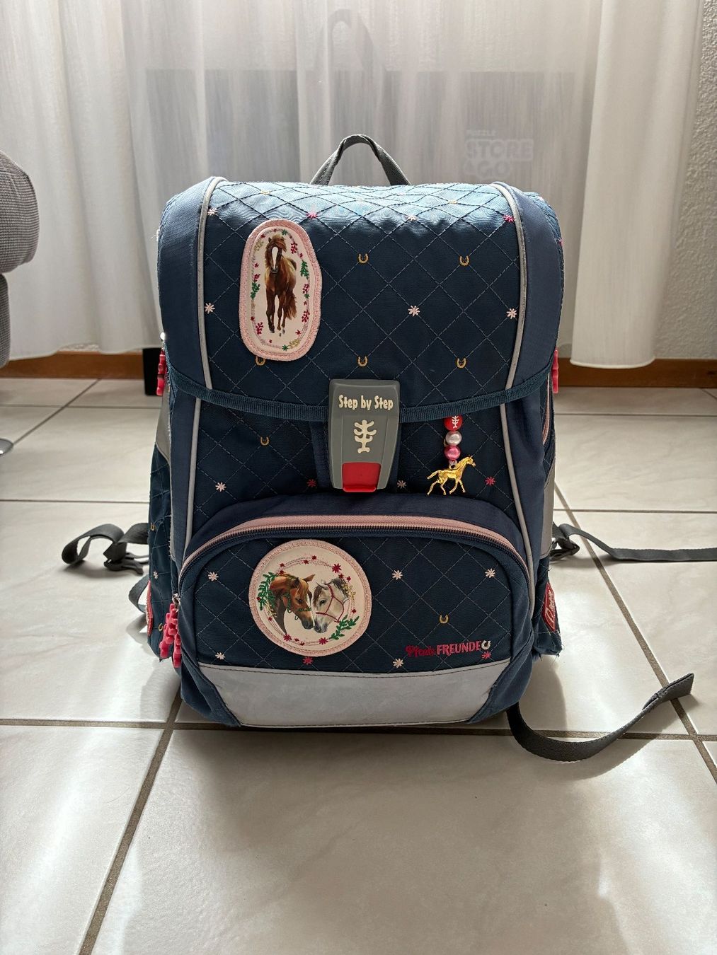 Step by Step Borse & Zaini: 2IN1 PLUS Schulthek-Set "Pferdefreunde" von Step by Step – Usato da Kaisten venduto da Schmetterling75