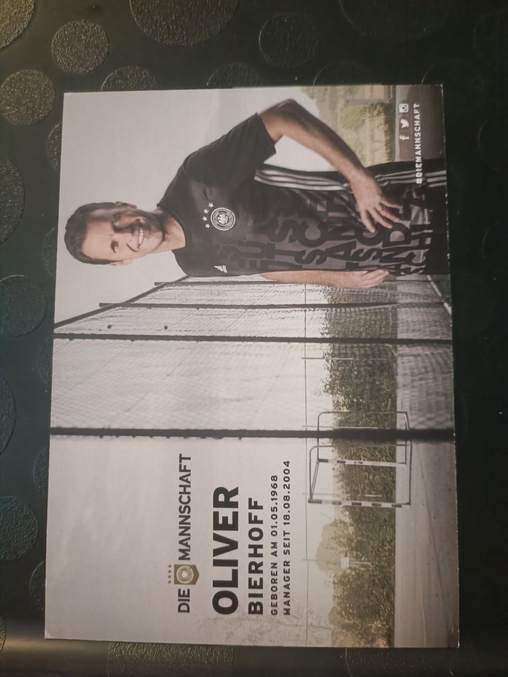 Autografi: Oliver Bierhoff - handsigniert DFB  Autogrammkarte – Usato da Menziken venduto da Artographs 1