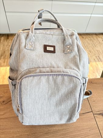 Sac à dos à langer Fillikid gris