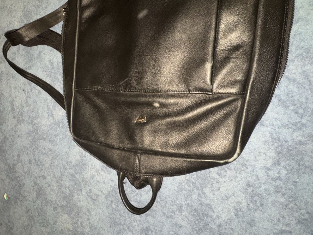 Zaini: Braun Buffel Rucksack schwarz Leder gebraucht – Usato da GOLDACH venduto da seller01 3
