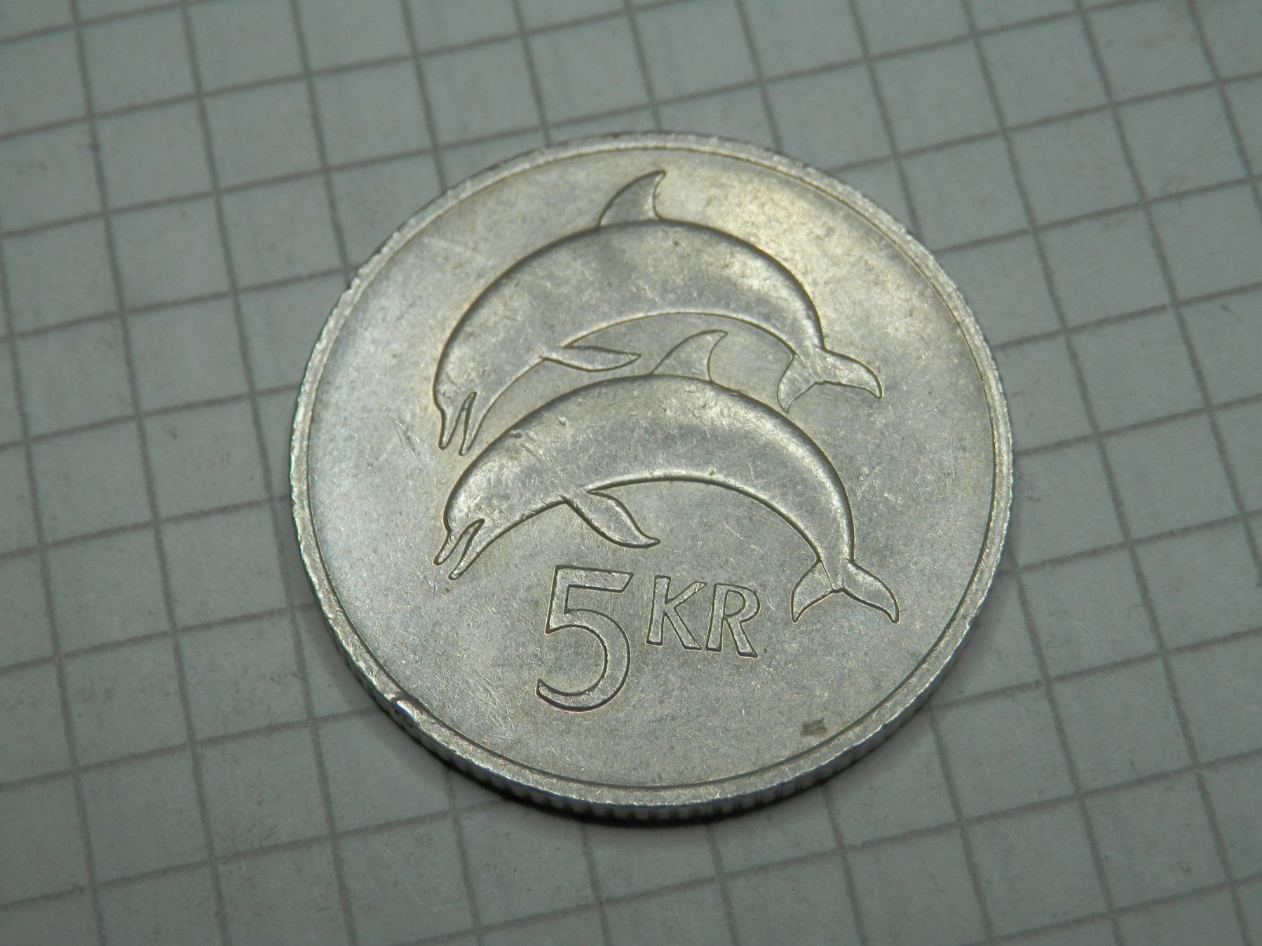 Tutti le monete: Island  5 Kronen, 1987 – Usato da Weiach venduto da weiach81