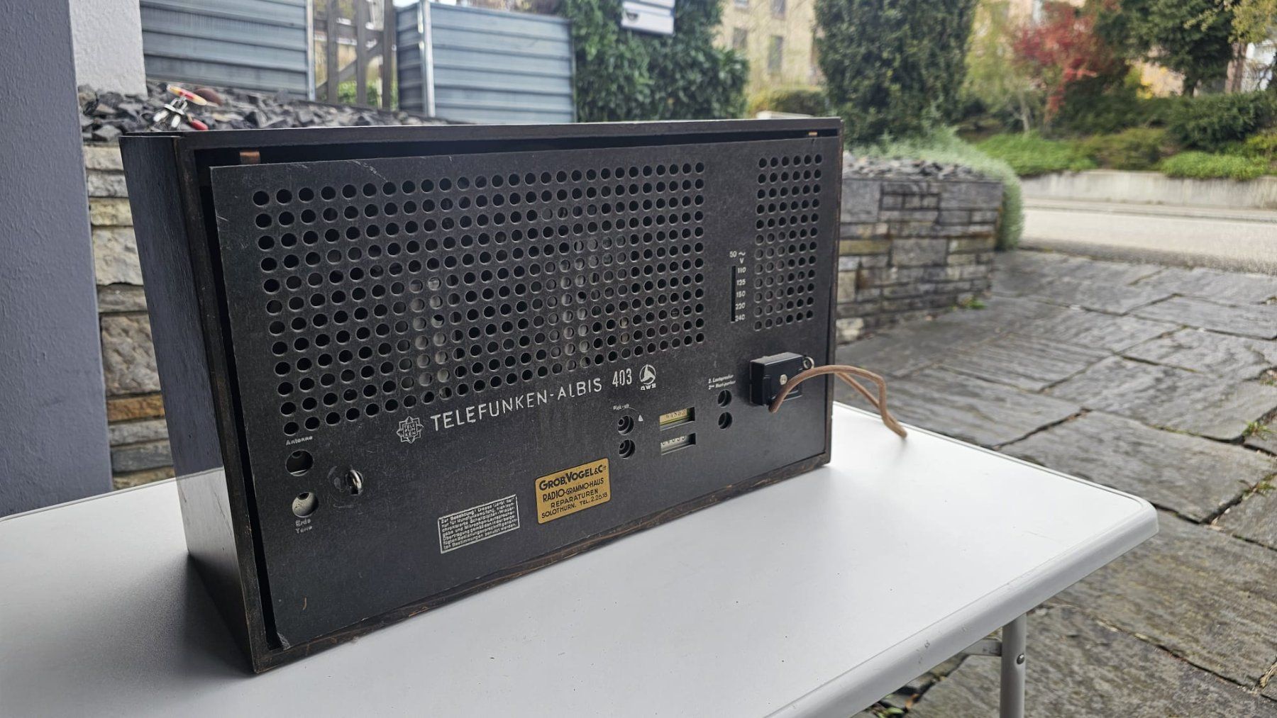 Telefunken Radio: Telefunken Röhrenradio – Usato da Feldbrunnen venduto da Donnerbutzi 1