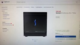Sonnet Breakaway Box 750ex eGPU