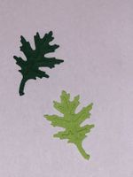 Streuteile Blatt/Oak (31x22 mm) div. Farben