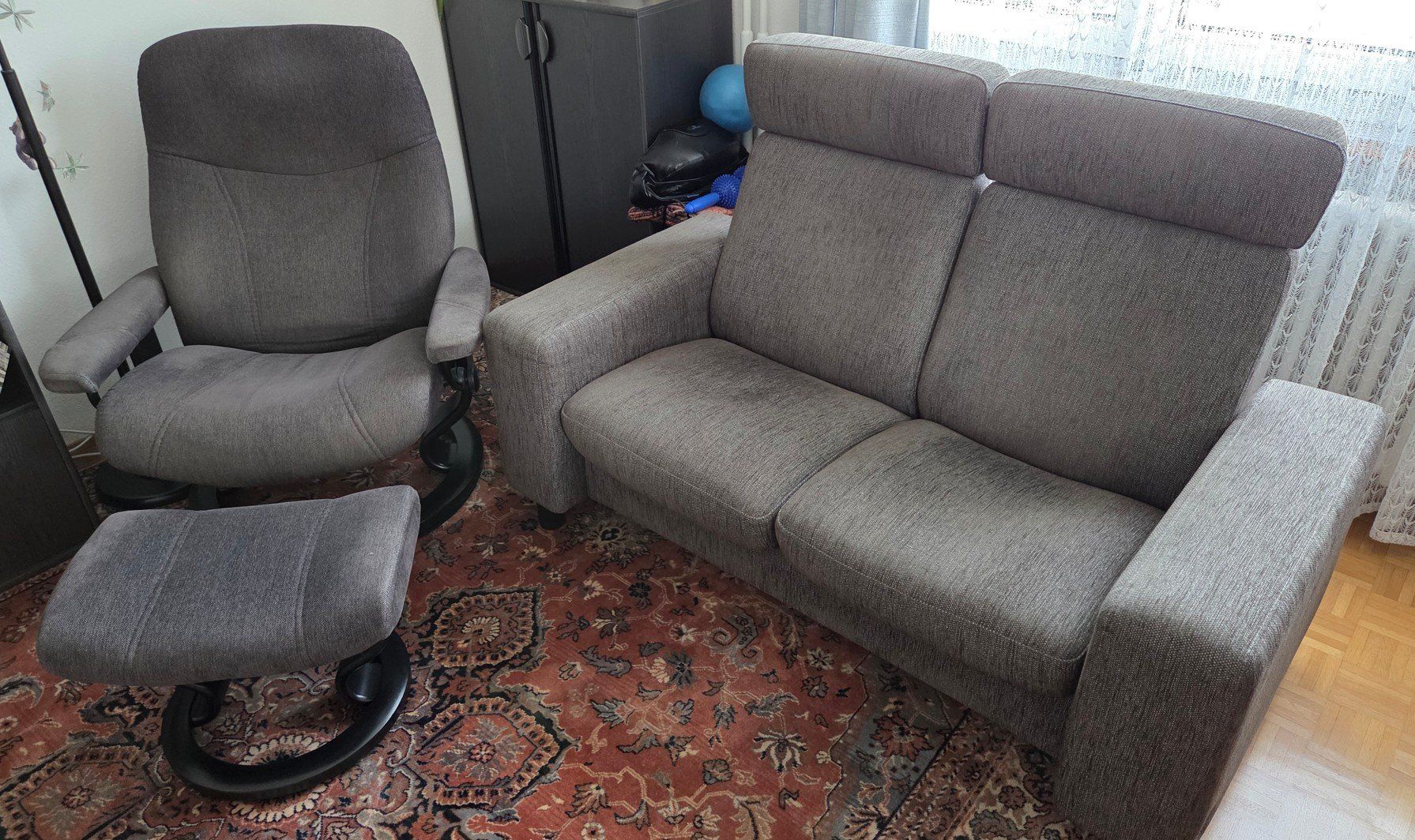 Stressless Sessel: Fauteuil + Pouf – Gebraucht aus Bern von scorpionmaximus